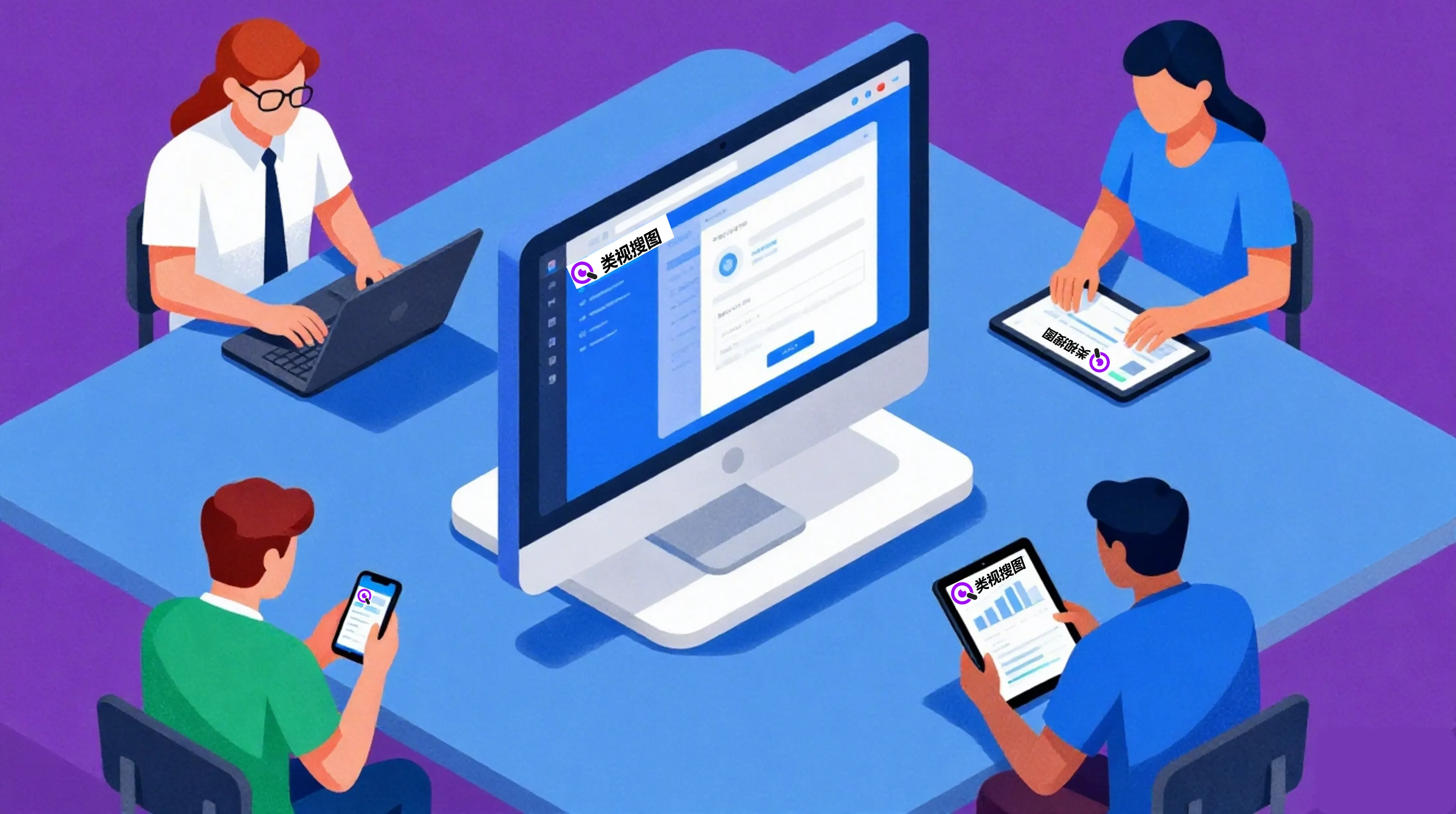 企业多人协作搜索本地图片库